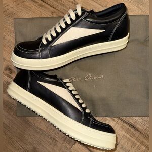 Rick Owens Leather Sneakers